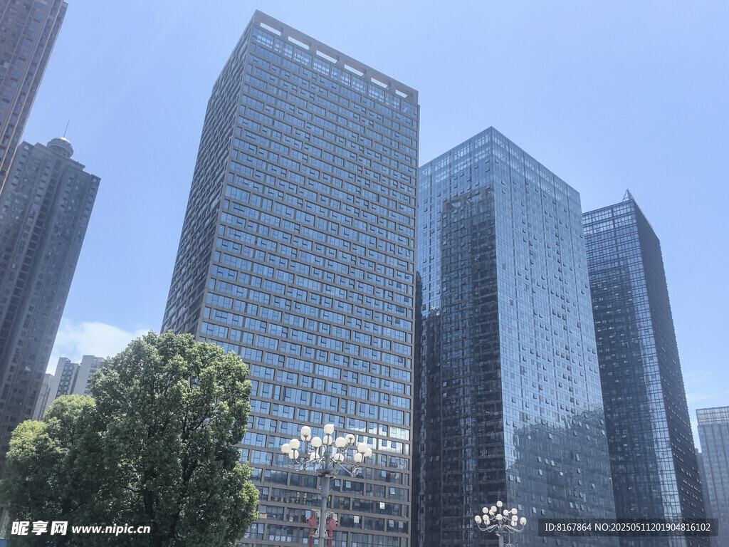 都市摩天大楼景观