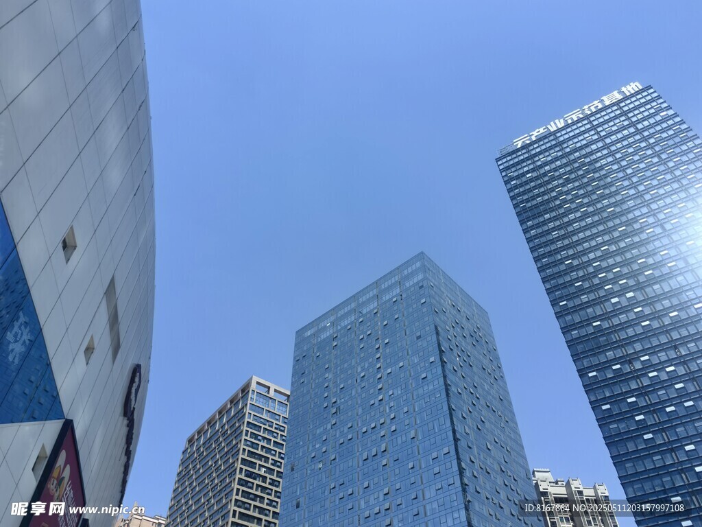 都市摩天大楼景观
