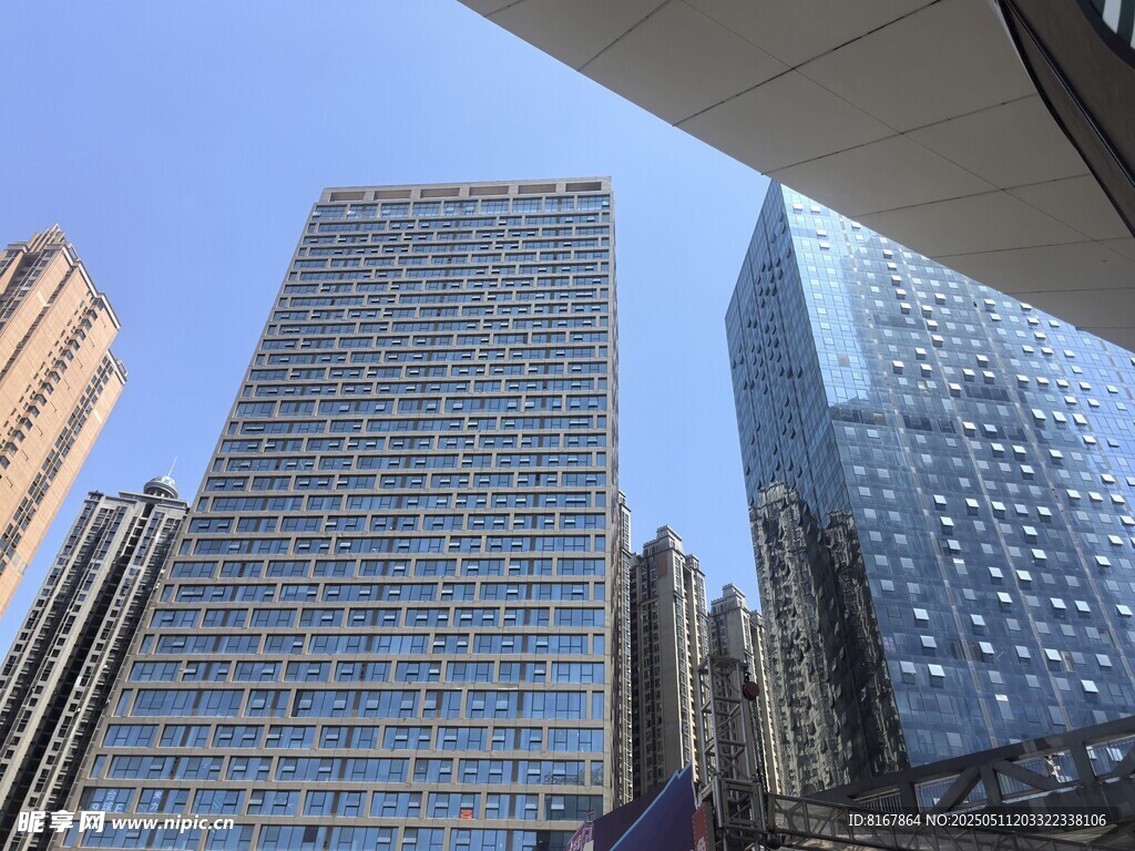 都市摩天大楼景观