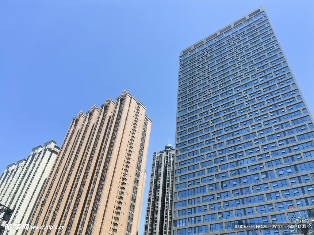 都市摩天大楼景观