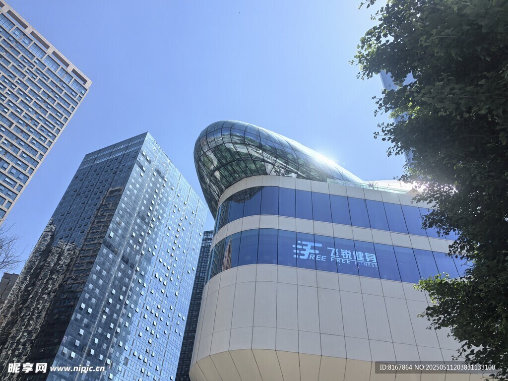 现代都市摩天大楼景观