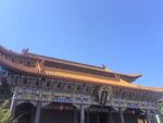 中式古建筑屋顶特写