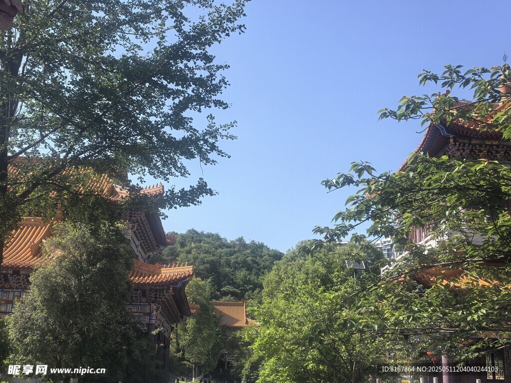 山林中的古朴建筑