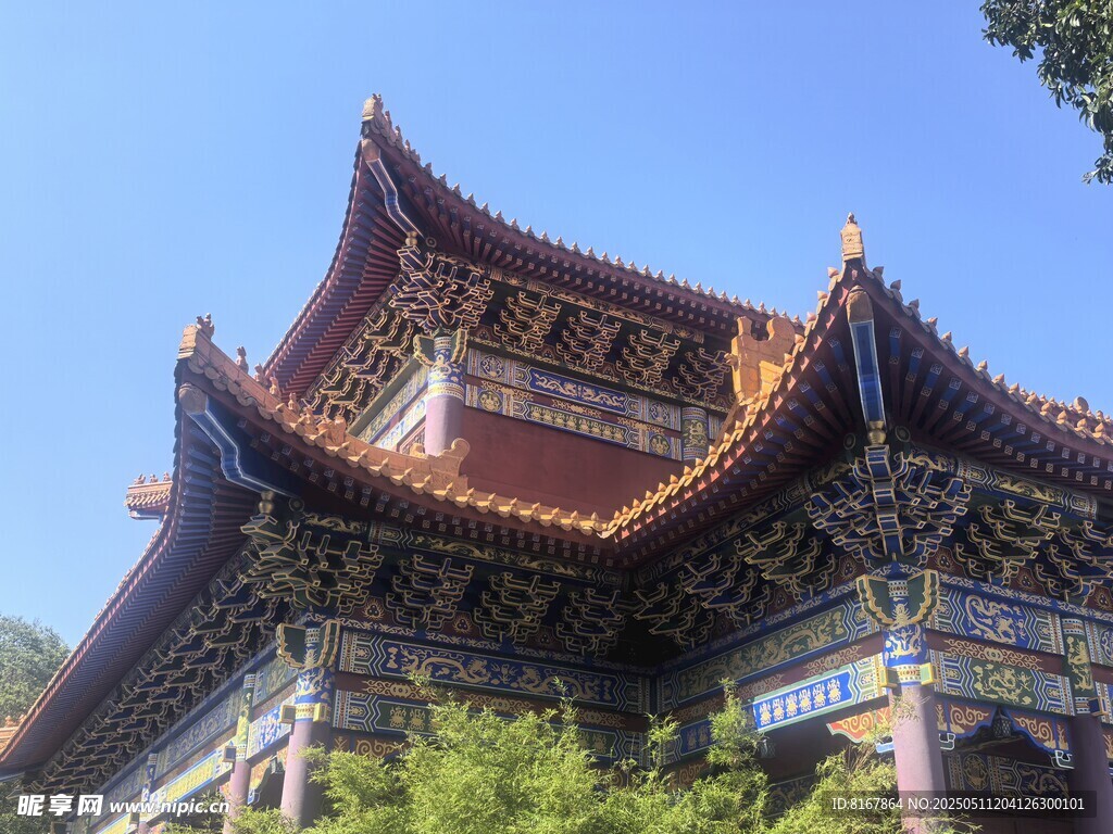 中式古建筑一角
