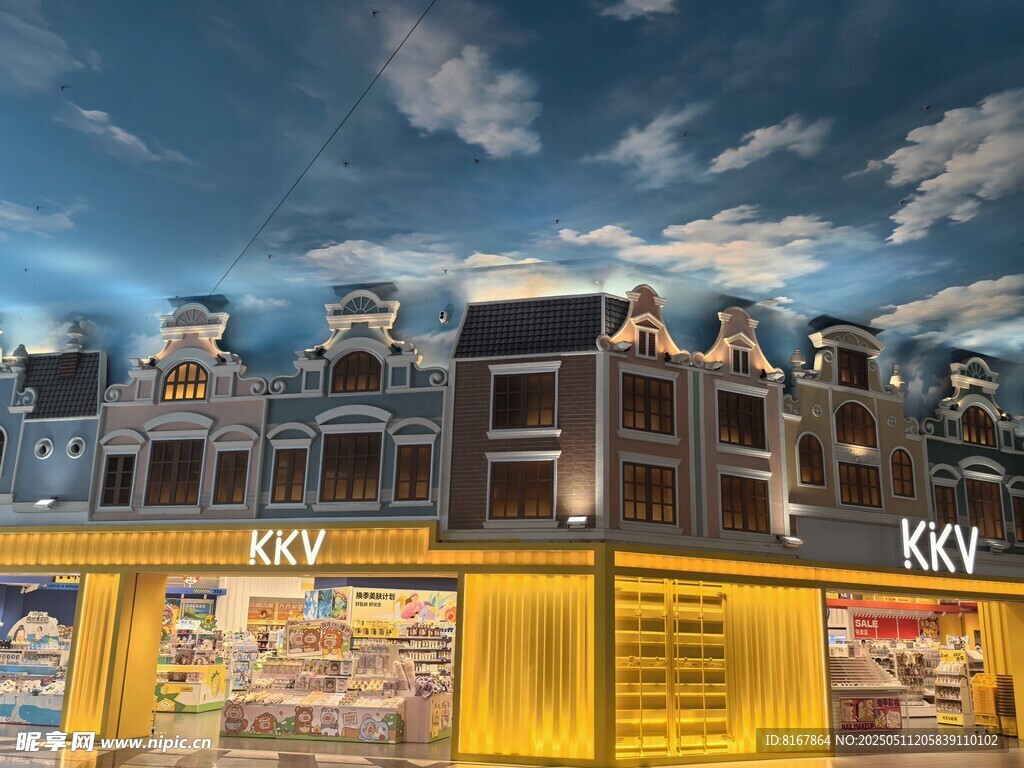 欧式风格街边KVY店铺