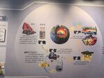 艺术展览墙面展示多样作品