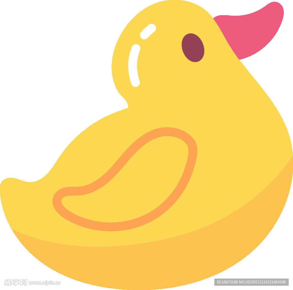 可爱小黄鸭图标