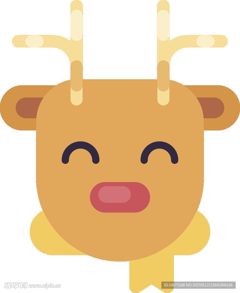 可爱小鹿表情形象