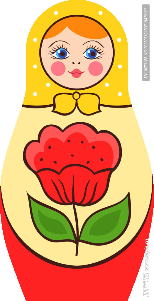 俄罗斯套娃图案设计元素