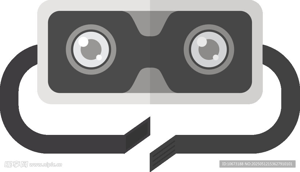 简约VR设备图标设计