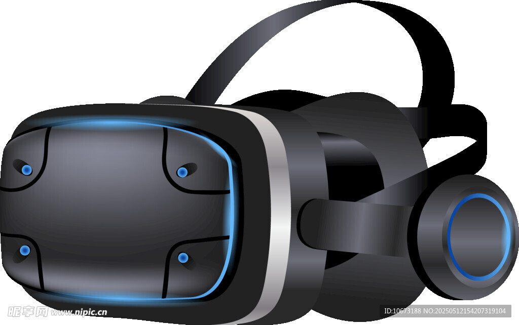 炫酷虚拟现实VR头戴设备