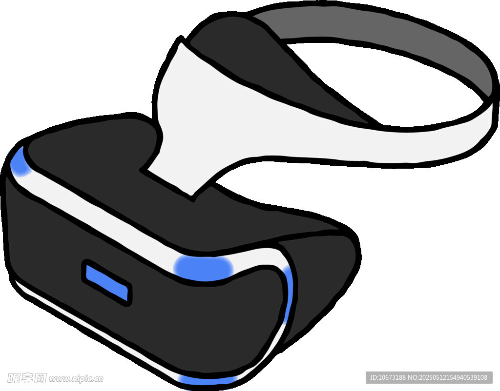 简约风格虚拟现实VR眼镜
