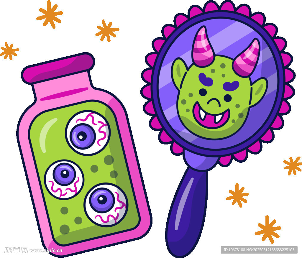 魔法魔镜与奇幻眼药水瓶