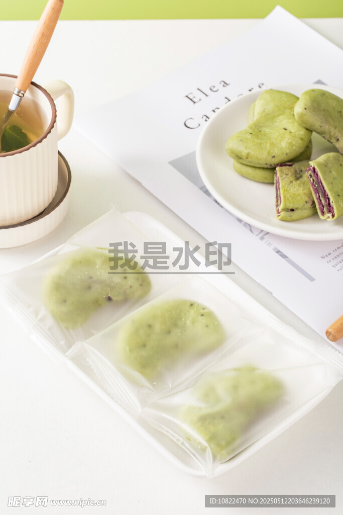 奇亚籽抹茶紫薯芋泥饼