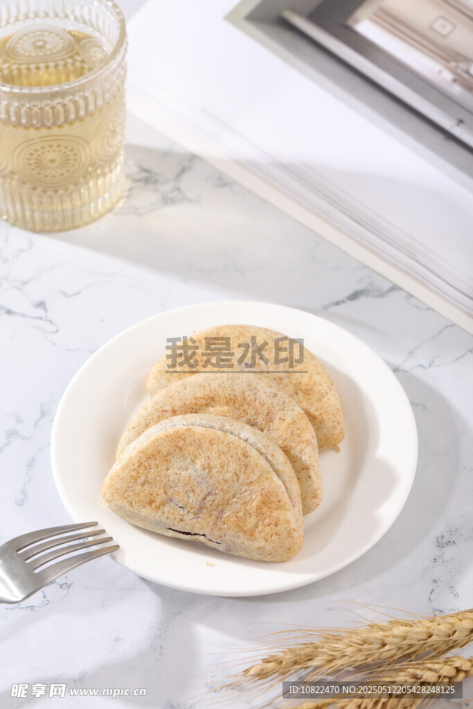 全麦紫薯芋泥饼