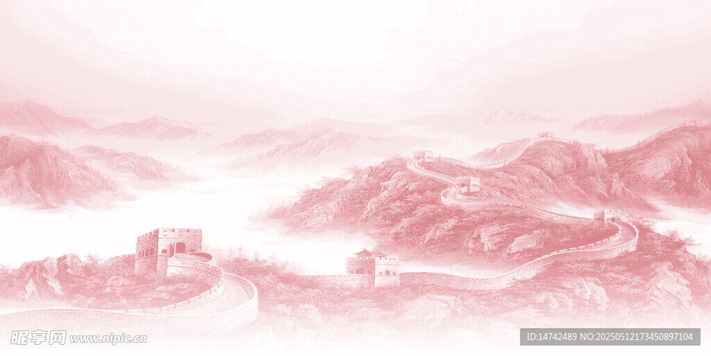 长城背景