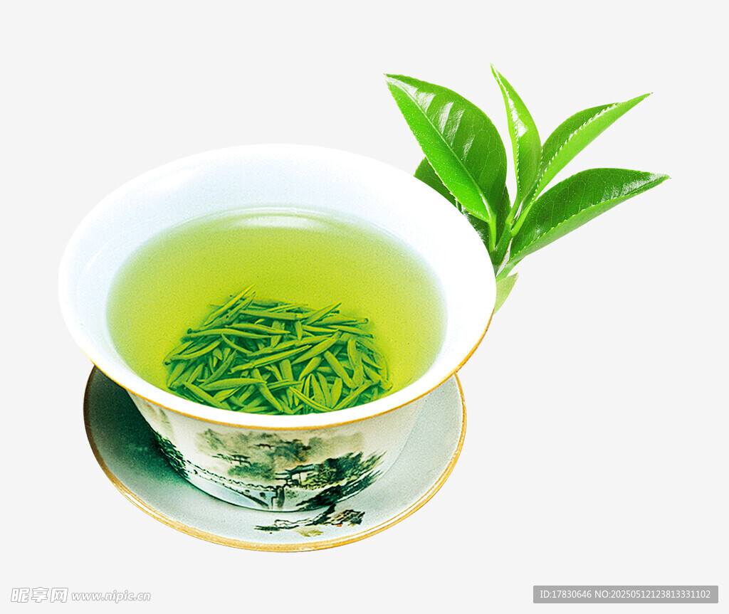 一杯清香绿茶