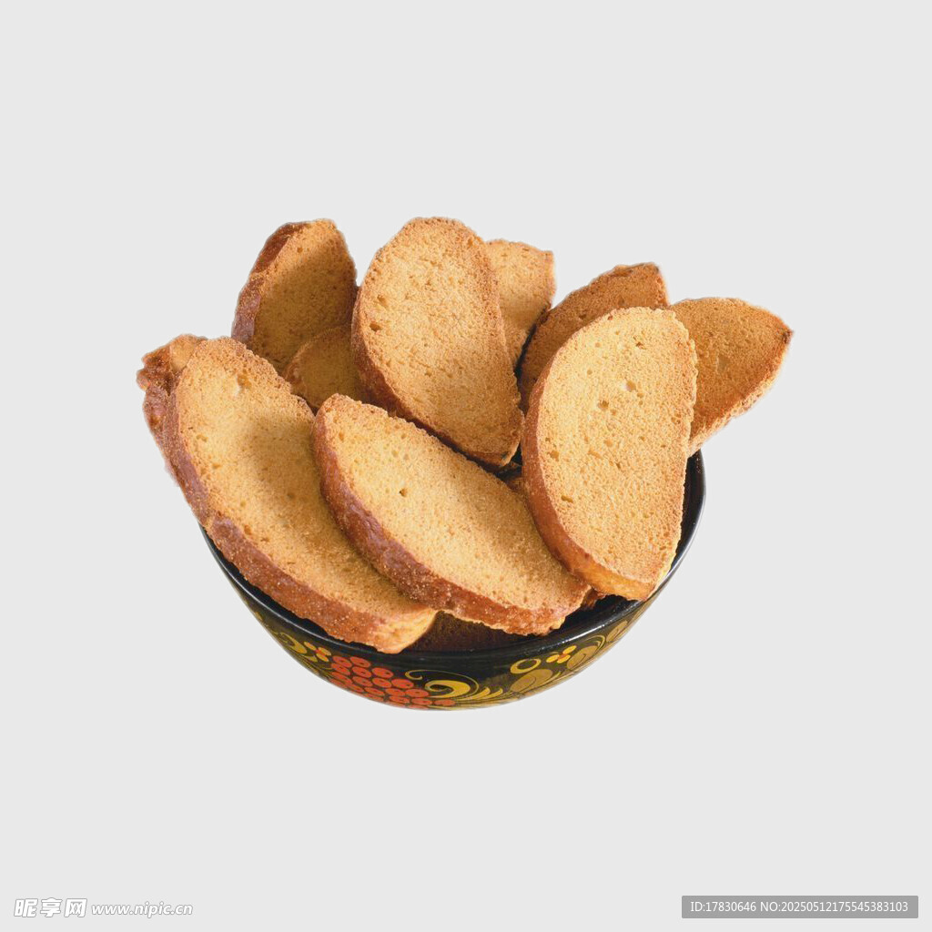 碗中美味香脆饼干