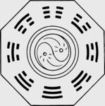 八卦太极图图案设计元素