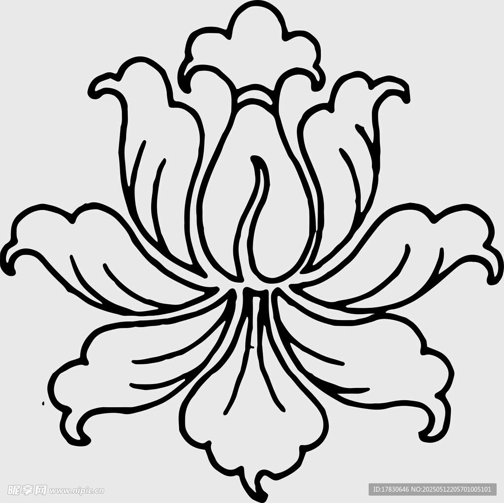 传统花卉图案