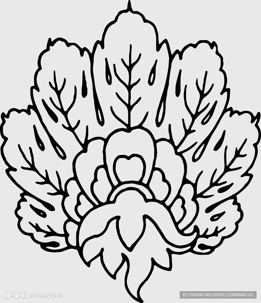 传统花卉图案