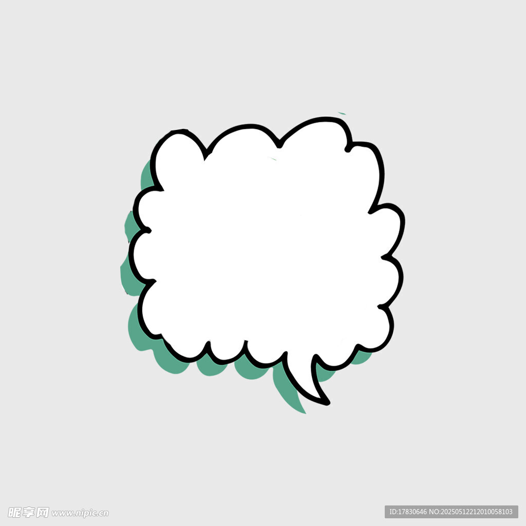 空白对话气泡