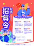 招聘卡通海报