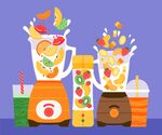 卡通饮品插图
