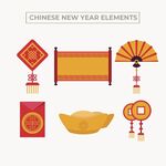 新年元素图标集