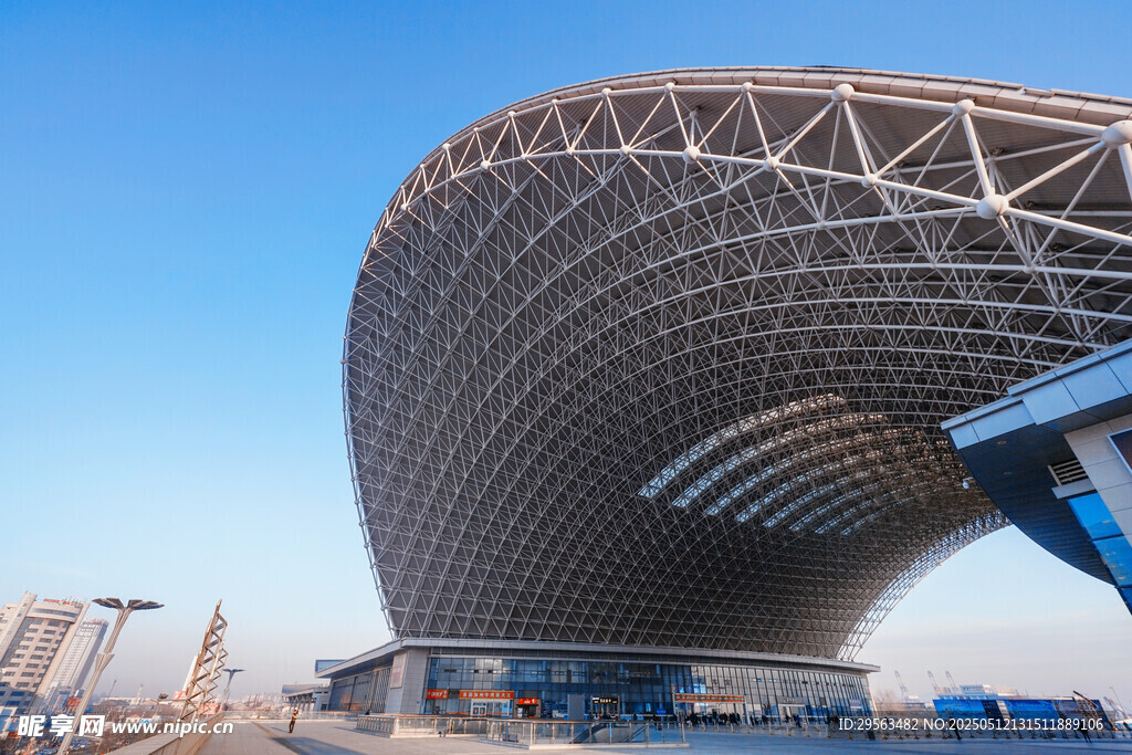 现代风格大型体育场建筑