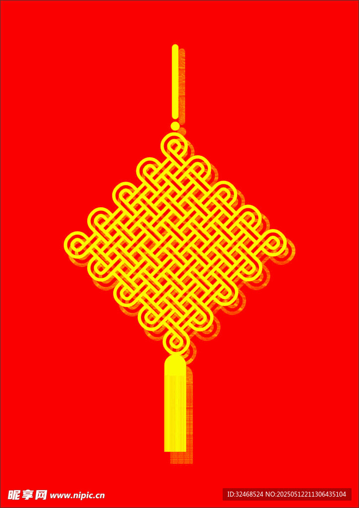 中国结挂件 喜庆红色装饰