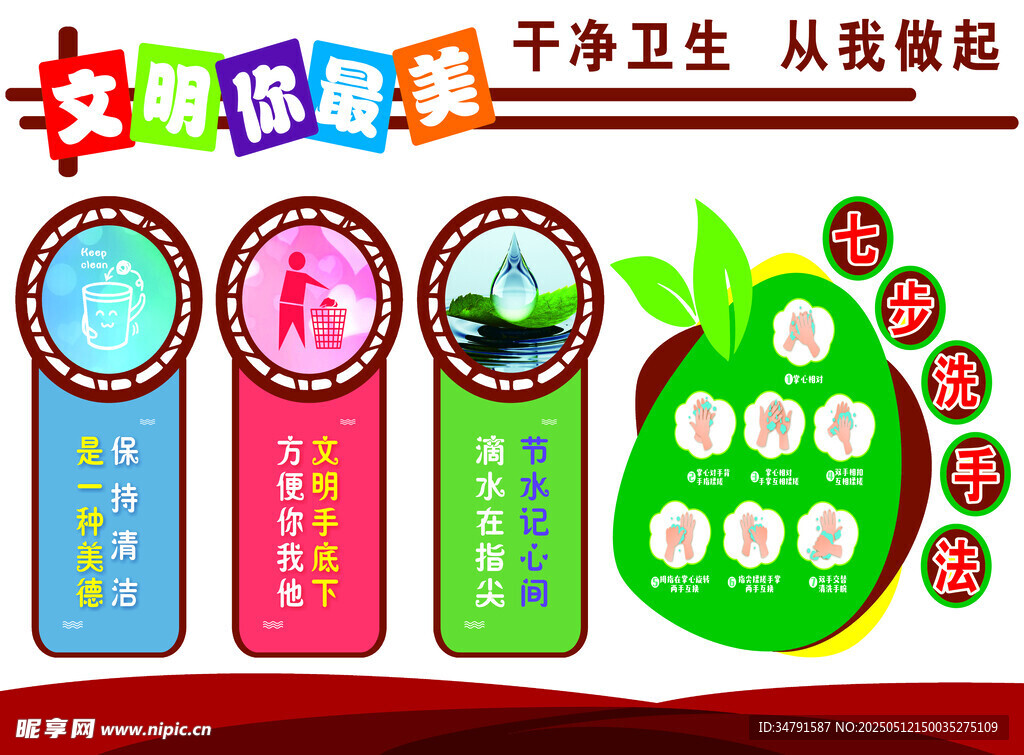 校园环保行动宣传海报