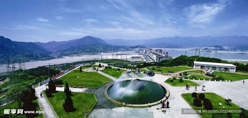 美丽城市景观俯瞰图