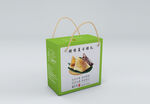 绿色精美食品手提纸袋
