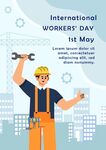 国际工人日的工人形象