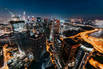 璀璨都市夜景俯瞰图