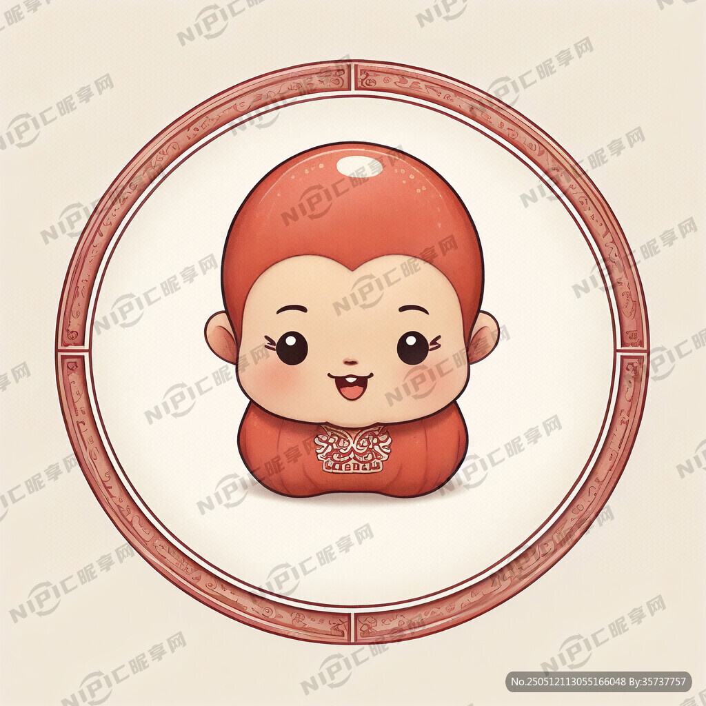 名字叫小福的印章 可爱风 简单