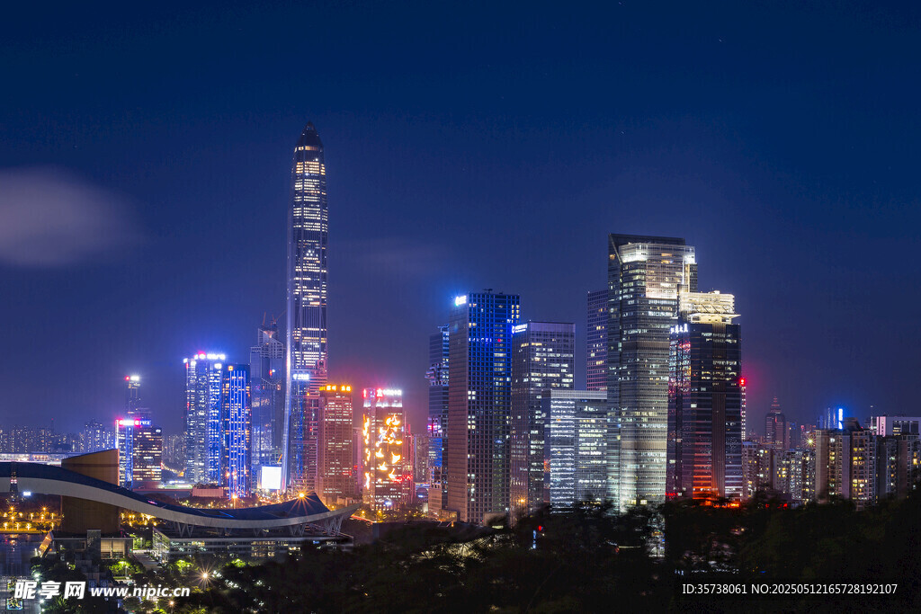 都市璀璨夜景