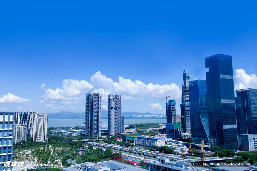 都市天际线 现代高楼景观