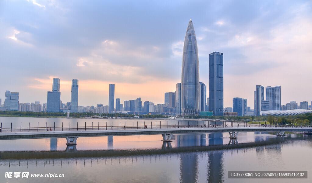 深圳城市天际线美丽景观