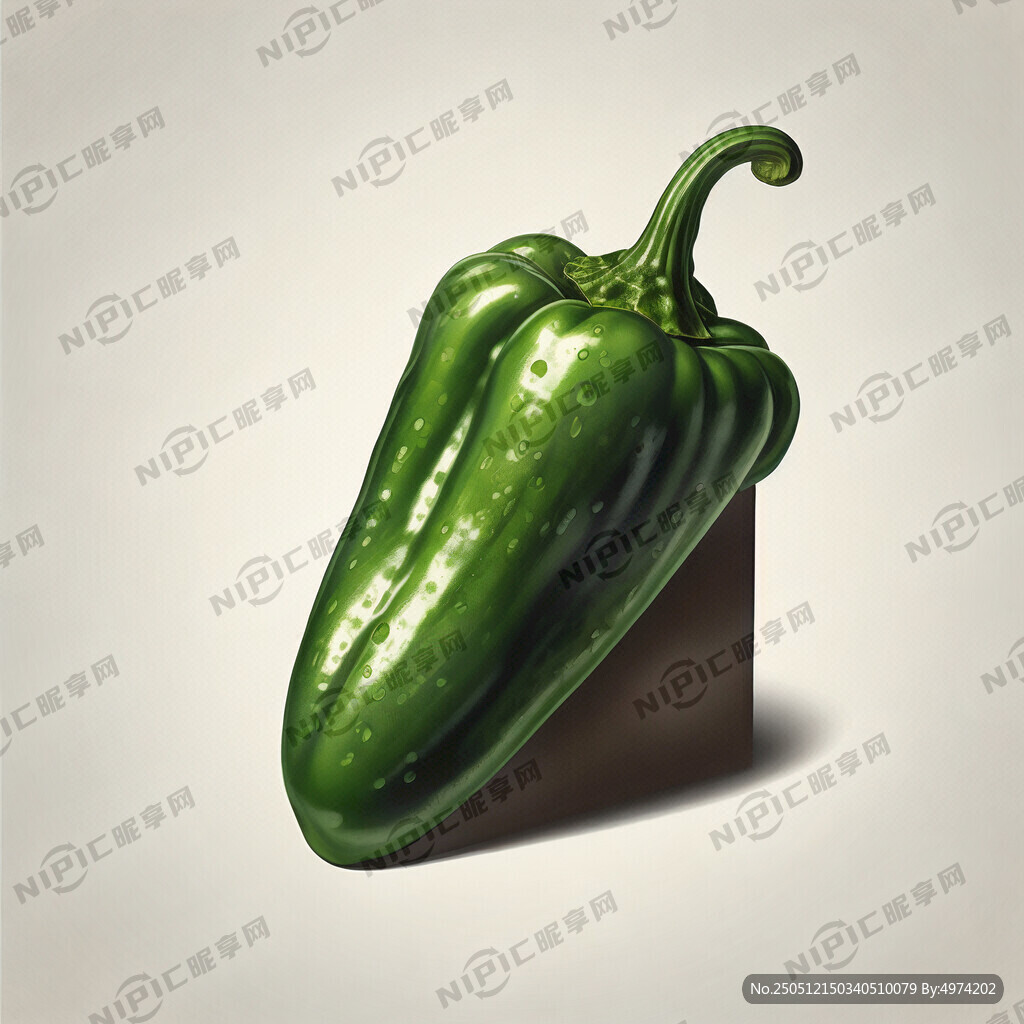 青辣椒 盒装 标签