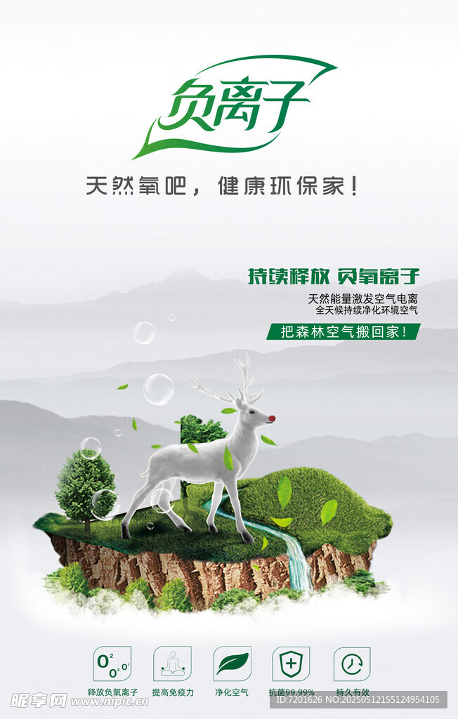 负离子海报