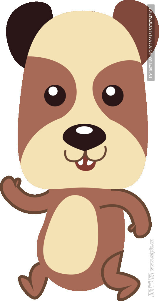 可爱小狗卡通形象