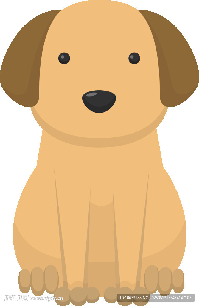 可爱小狗卡通形象