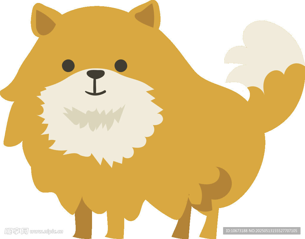 可爱柴犬卡通形象