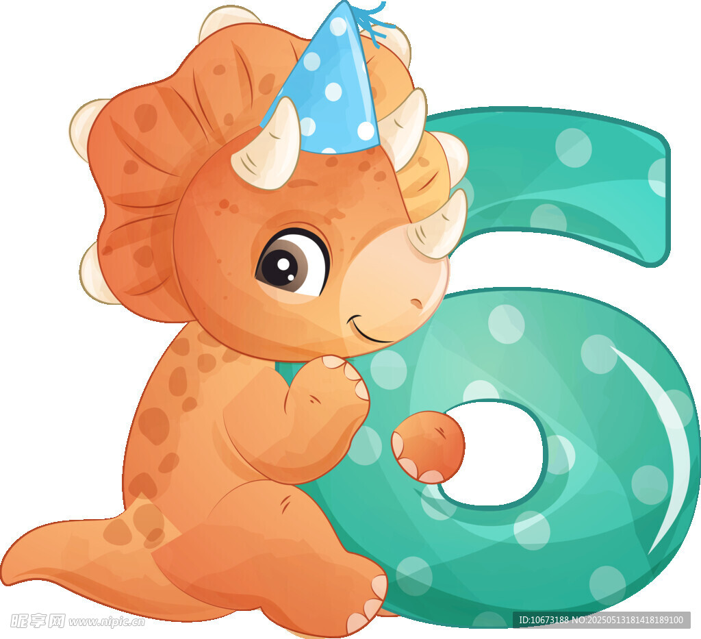 小恐龙庆祝6岁生日