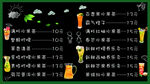 水吧菜单 