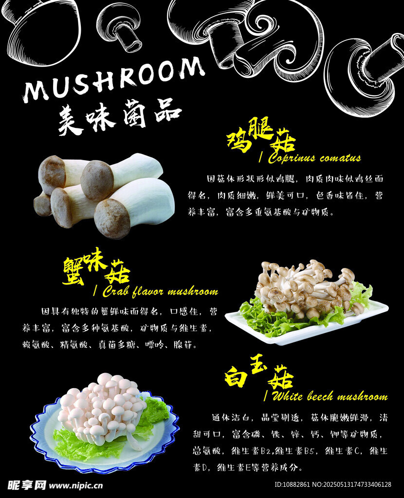 菌菇产品