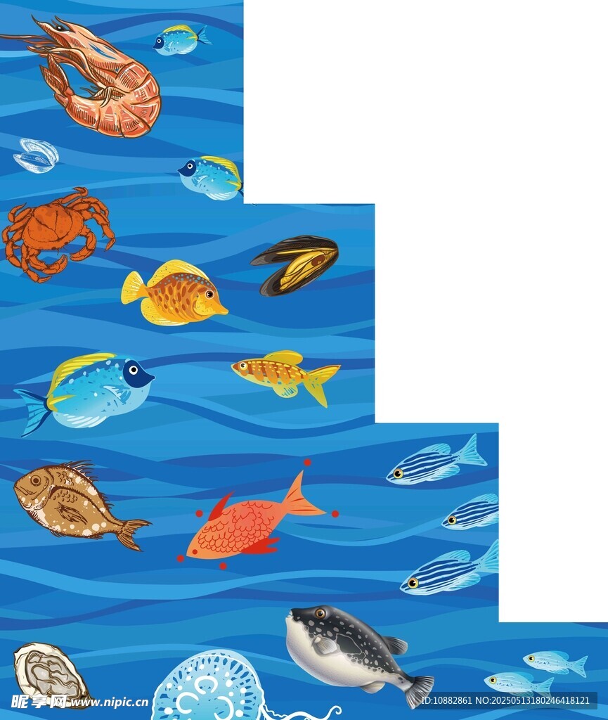 海鲜图案