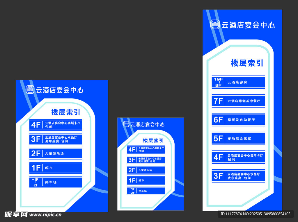 楼层索引 楼层指引